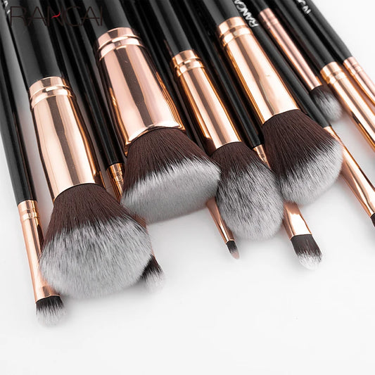 12pcs Makeup brushes set Professional High Quality Synthetic Hair Foundation Powder Contour Eyeshadow Make up Brush