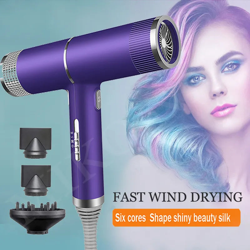 Professional Hair Dryer Infrared Negative Ionic Blow Dryer Hot&Cold Wind Salon Hair Styler Tool Hair Electric Drier Blower