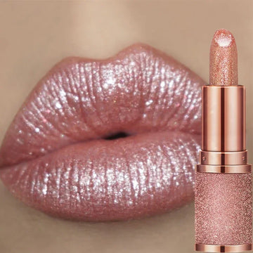 3 Colors Glitter Lipstick Temperature Color Changing Lasting Lip Tint Waterproof Red Pink Sexy Cosmetics Makeup