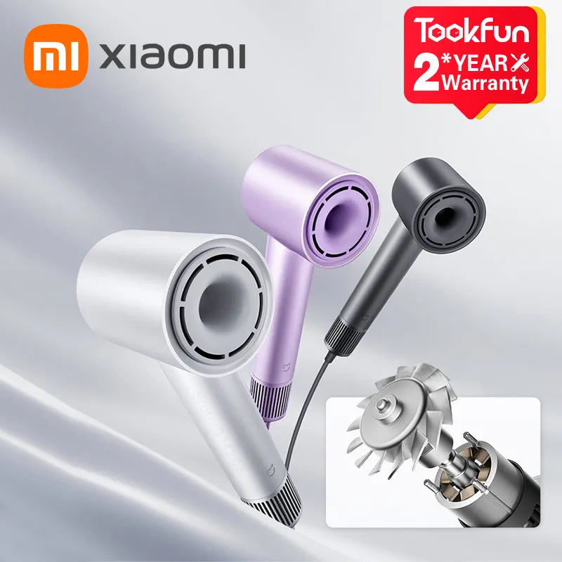 XIAOMI MIJIA H501 High Speed Anion Hair Dryers Wind Speed 62m/s 1600W 110000 Rpm Professional Hair Care Quick Drye Negative Ion