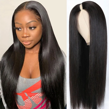 Brazilian Straight V Part Wig Human Hair 14-30 inch No Leave Out Straight Glueless Human Hair Wigs For Women Cheap On Sale