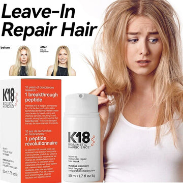 50ml K18 Leave-In Molecular Repair Hair Mask Damage Restore Soft hair Deep Repair Keratin & Scalp Treatment Hair Care Condition