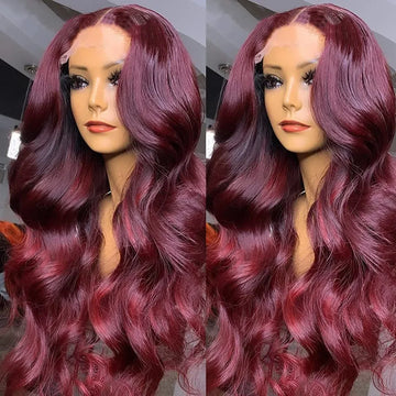 Lace Front Wig Pre Plucked Hairline with Baby Hair Kinky Straight Human Hair Feeling Synthetic Wig Natural