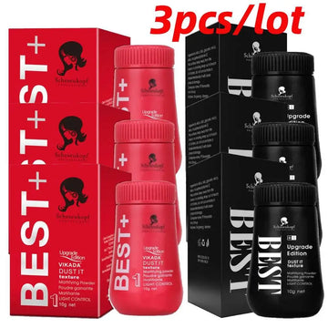3pcs Hair Fluffy Powder Haircut Design Increase Hair Volume Frizz Fixed Lasting Model Refreshing Men Hair Styling Powder