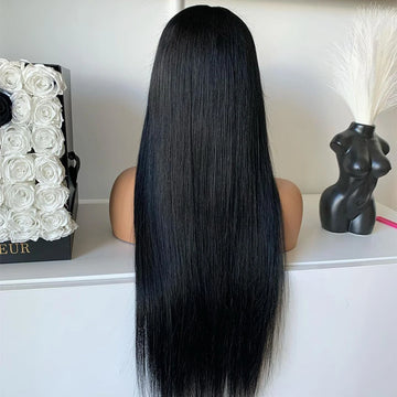 200 Density 13x6 Lace Frontal Wig 13x4 Straight Transparent Lace Front Wigs Brazilian 26 30 Inches Bone Straight Human Hair Wigs
