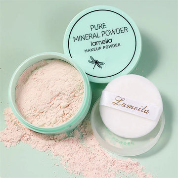 3 Color Makeup Loose Powder Transparent Natural Face Finishing Powder Professional Oil-control Waterproof Matte Setting Powder