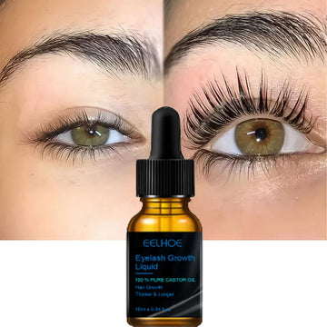 Seven Days Eyelash Fast Growth Solution Thicken Eyelashes Natural Curl Enlarge Eyes Eyelash Eyebrow Serum Cosmetics 2023 New