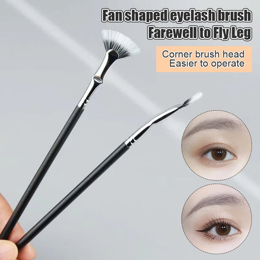 1/3PCS Bend Head Eyeliner Brush Eye Detail Makeup Brush Under Eyes Tear Trough Concealer Brush Women Fine Outline Liner Tools