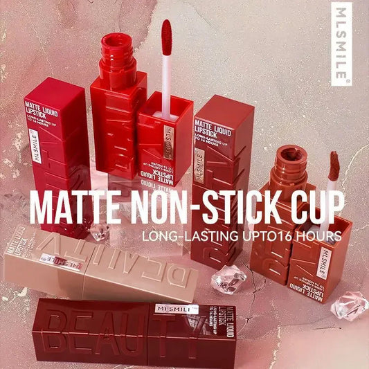 Super Stay Matte Ink Liquid Lipstick Makeup, Long Lasting High Impact Color Velvet Nude Lip Gloss Waterproof Red Lip Tint