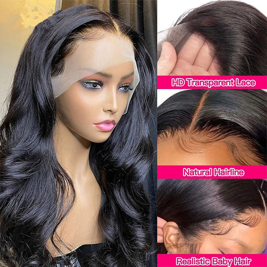 360 Lace Wig 32Inch Body Wave Lace Front Wig 13x4 Human Hair Wigs For Women Brazilian Hair Pre Plucked 13x6 Lace Frontal Wig