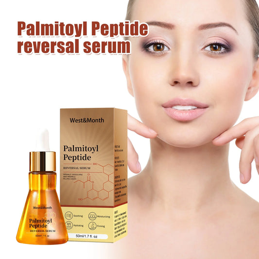 Palmitoyl Peptide Reversal Serum Hydrating Brightening Anti Wrinkle Weaken Fine Lines Moisturize Firm Tender Skin Facial Essence