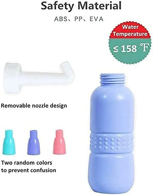 1pc Handheld Personal Portable Bottle,For Gentle Postpartum Care And Cleansing,Feminine Care Perineum Cleansing,With Storage Bag