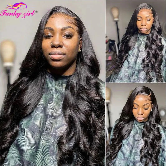 Body Wave U Part Wigs 100% Human Hair Brazilian Wavy Virgin Hair Wigs For Women Remy Hair Glueless Wigs 180% Density Cheap Wig