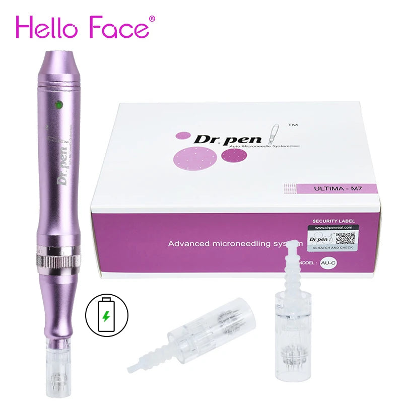 Dr.pen M7-W Derma Pen Needle Cartridge Needle Tips 12 pin needles for electric Micro Rolling Derma Wireless Micro Needle Machine