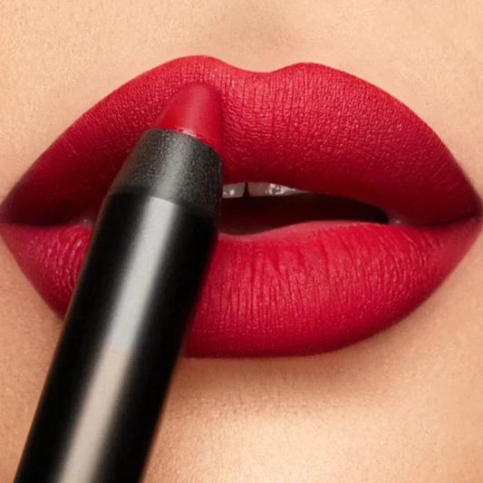 Waterproof Lipliner Pencil Matte Velvet Lip Liner Pen Outline Lip Shape Lipstick Pen Long Lasting Non-stick Cup Makeup Cosmetics