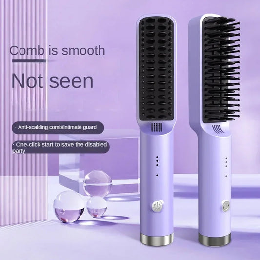 Xiaomi Youpin Mini Hair Straighteners Hot Comb And Straightening Brush Hair Styling Appliances Home Portable Curling Iron