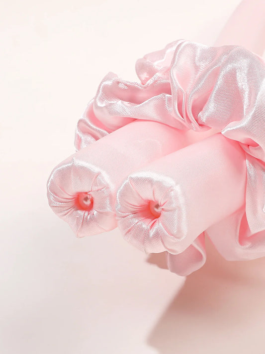 Satin Heatless Curling Set No Heat Curling Headband Hair Curler