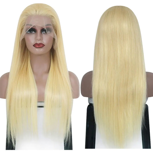 613 Blonde Lace Front Wig Human Hair Straight Hair 13x4 13x6 613 Lace Frontal Wig Human Hair Women's 180% Blonde Human Hair Wigs