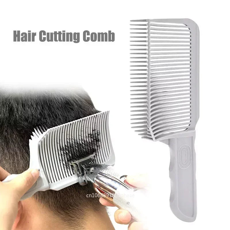 Barber Fade Combs Hair Cutting Tool For Gradient Hairstyle Comb Flat Top Hair Cutting Comb For Men Heat Resistant Fade Brush빗