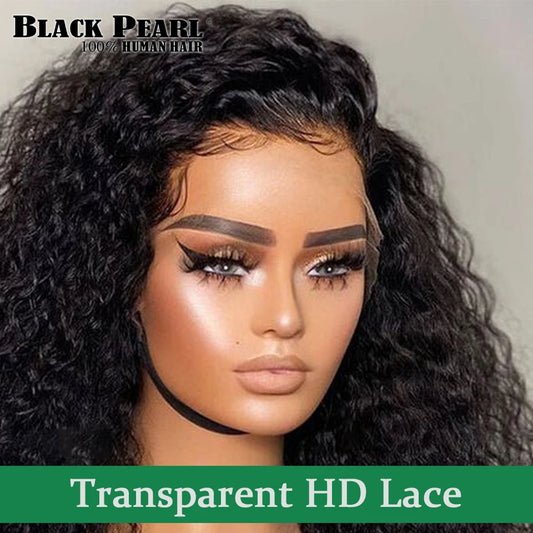 Curly Short Bob Lace Wigs Blonde Pixie Peruvian Human Hair Lace Bob Wig For Black Women Density 180% Water Wave Remy Virgin Hair