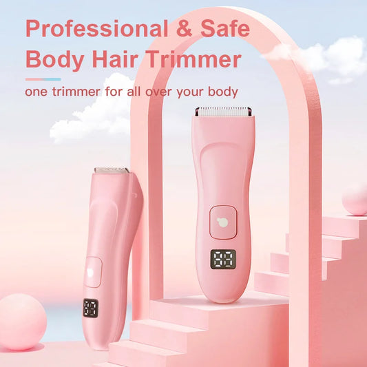 Waterproof Electric Bikini Trimmer Rechargable Female Epilator Women Shaver for Lady Hair Removal Legs Body Depilador