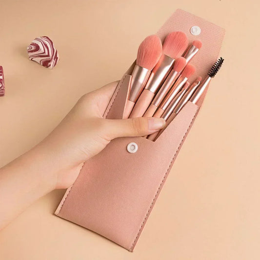 Make Up Brushes Set Cosmetic Powder Eye Shadow Foundation Blush Blending Concealer Professional Beauty Tool 8pcs