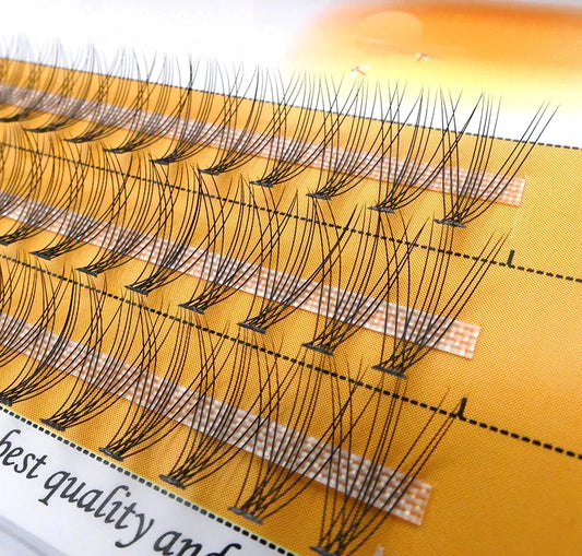 10D imitation mink lashes 60 bundles/box natural lashes extension 3D Russian personal  cluster Makeup Tool Lashes Wholesale