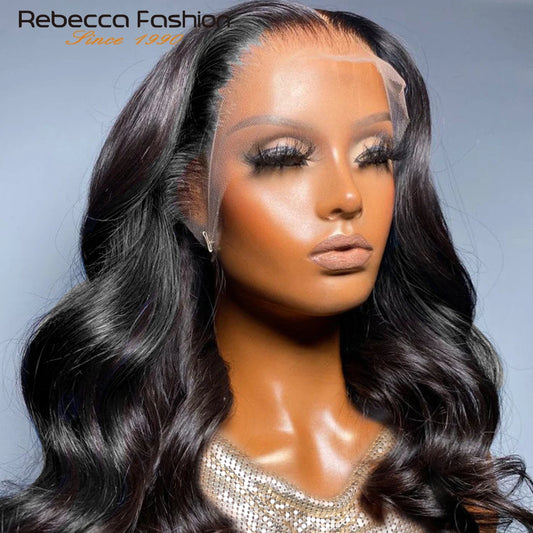 180D 16"-26"  Body Wave Lace Front Wigs Human Hair Lace Wigs Pre Plucked Transparent Lace Brazilian Body Wave Human Hair Wigs