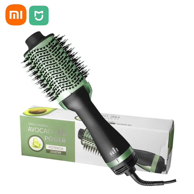 Xiaomi Mijia New Hair Comb Anionic Comb Hot Air Comb Multifunctional Curling Comb Negative Ion Curling Iron Hair Straightener