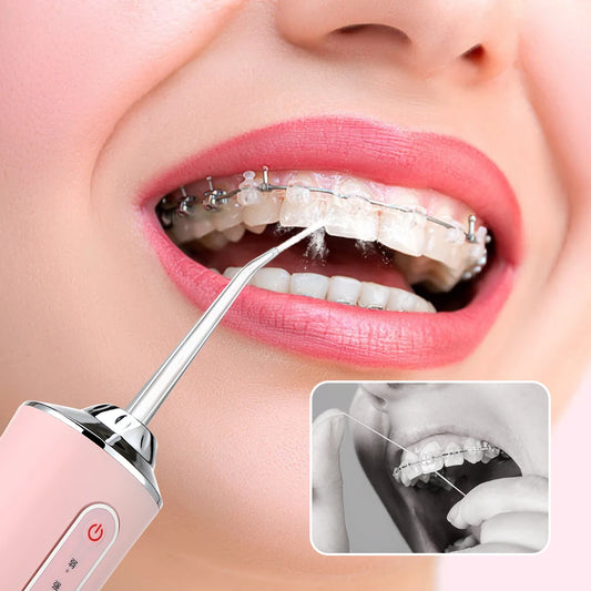 Powerful Dental Water Jet Pick Flosser Mouth Washing Machine Portable Oral Irrigator for Teeth Whitening Dental Cleaning Health