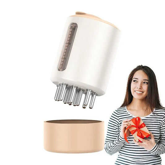 Red Light Hair Oil Applicator Electric Scalp Oil Applicator Comb Head Scrubber Hair Oil Dispenser Hair Roots Massage tools