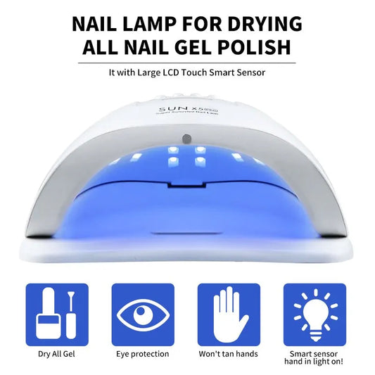 SUN X5 LED MAX Manicure Lamp 45 LEDs UV LED Nail Lamp For Nails Curing Nail Polish LED Nail Lamp Gel Dryer Lamps Nail Tools