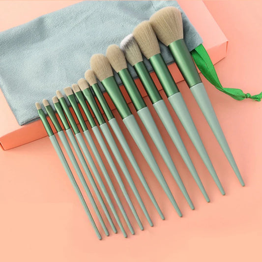 13/8Pcs Soft Fluffy Makeup Brushes Set for cosmetics Foundation Blush Powder Eyeshadow Kabuki Blending Makeup brush beauty Tools