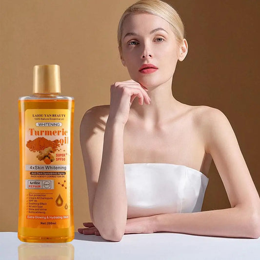 Turmeric Essential Oil Facial Body Massage Moisturizing Diffuser Aromatherapy Face Body Care Smoothing Body face Skin Care 200ml
