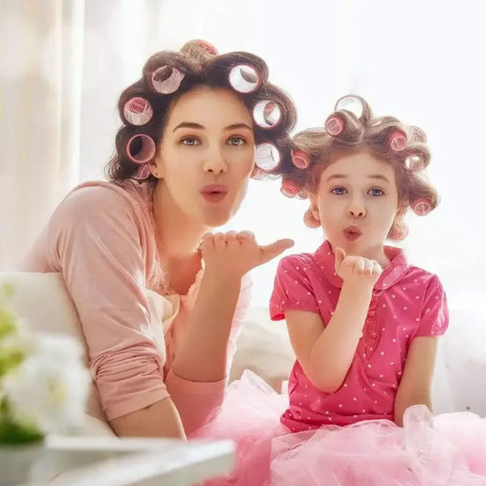 Jumbo Size Self-Grip Hook Hair Rollers Set Bigoudis Heatless Hair Curler Salon Hair Dressing Curlers Foam Roller Cabello 헤어롤