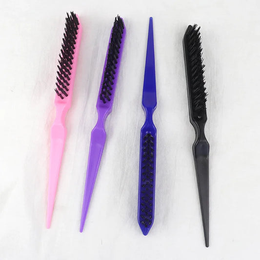 1 Pcs Professional Hair Brushes Comb Teasing Back Combing Hair Brush Slim Line Styling Tools 4 Colors Wholesale