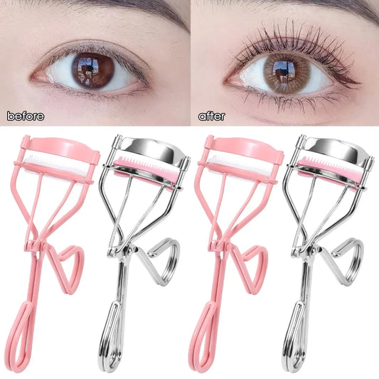 Eyelash Curler With Eyelash Comb Natural Bending Lash Curler Long Lasting Clip Big Eye Makeup Cosmetic Tools Women Beauty Tool