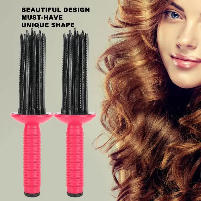 Hot Air Styling Brush Air Sensitive Puff Hair Styling Roll Hair Fluffy Curving Roll Comb Hair Curler Hair Dryer Brush Comb
