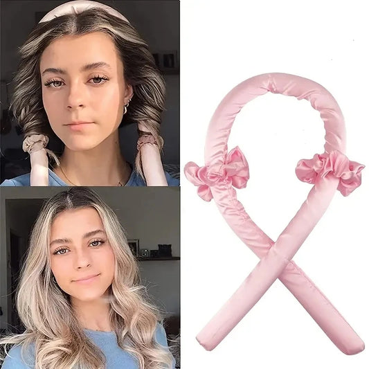 Hair Curling Rod Headband No Heat Hair Curlers Rollers Ribbon DIY For Hair Styling Tool Sleeping Soft Curl Bar Wave Formers