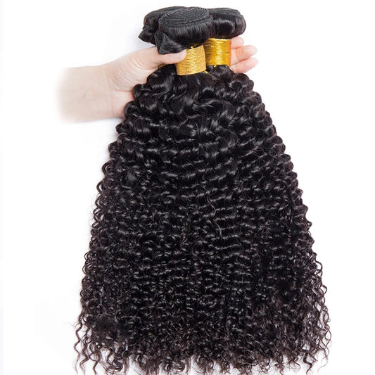 Kinky Curly Bundles 100% Human Hair 12A Raw Hair Brazilian Bundles Original Human Hair On Promotion Human Natural Hair Extension