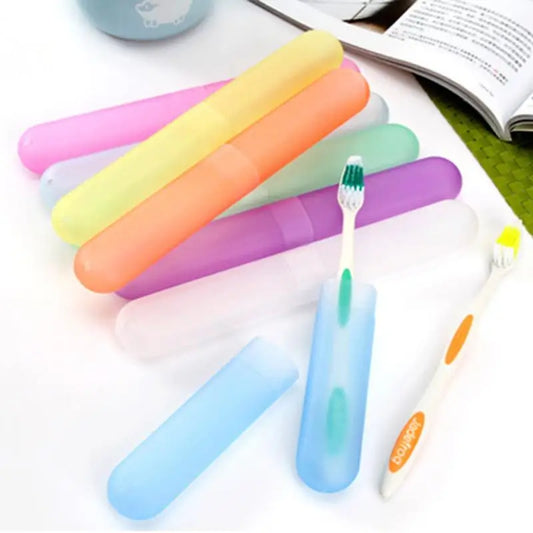 5/1Pcs Portable Toothbrush Case Travel Plastic Dustproof Protect Case Box Holder Toothbrush Handle Storage Bathroom Accessories