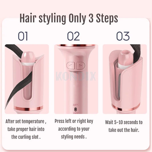 Auto Hair Curler, Spiral Waver Curling Iron, Electric Magic Rollers Machine, Hair Styling Appliances New Arrive