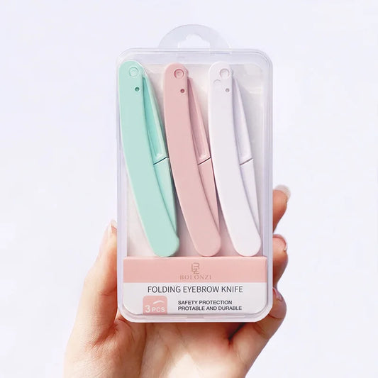 1pc Folding Face Shaver Eyebrow Trimmer Blade Anti-Scratch Razor Makeup Tools Eyebrow Trimmer Face Razor for Women