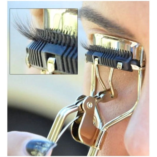 Eyelash Curler Comb Stainless Steel Tweezers Cosmetic Eye Clip Fashion Women Professional Beauty Makeup Tools