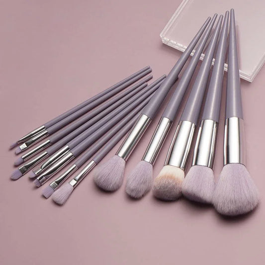 13 PCS Makeup Brushes Set Eye Shadow Foundation Women Cosmetic Brush Eyeshadow Blush Beauty Soft Make Up Tools Bag