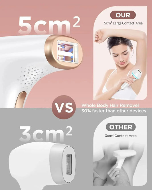 IPL Hair Removal Laser Devices HR/ SC /RA 9 Levels 999900 Light Pulses Permanent Home Epilator Whole Body Treament for Men Women