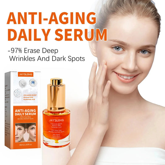 Collagen Boost Face Serum Fade Fine Lines Lifting Firming Deep Hydration Moisturizing Hyaluronic Acid Essence Skin Care Products